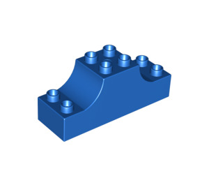 LEGO Blue Duplo Bow 2 x 6 x 2 (4197)