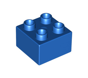 LEGO Bleu Duplo Brique 2 x 2 (3437 / 89461)