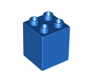 LEGO Blau Duplo Backstein 2 x 2 x 2 (31110)