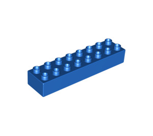 LEGO Blau Duplo Backstein 2 x 8 (4199)