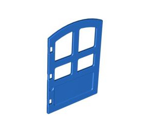 LEGO Blue Duplo Door with Smaller Bottom Windows (31023)