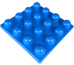 LEGO Blue Duplo Primo Plate 4 x 4 x 1/2 (31013)