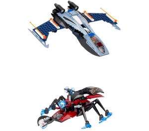 LEGO Blue Eagle vs. Snow Crawler 4745