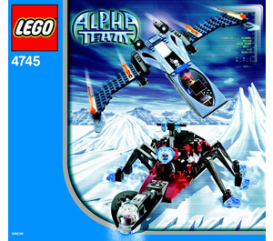 LEGO Blue Eagle vs. Snow Crawler Set 4745 Instructions