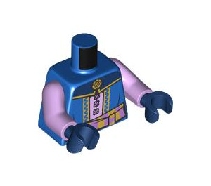 LEGO Blue Elf Wizard Minifig Torso (973 / 76382)