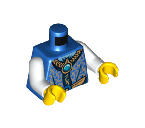 LEGO Blå Ewald gold armour no chi Torso (973 / 76382)