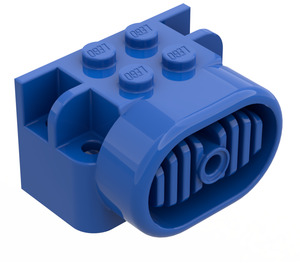 LEGO Bleu Fabuland Airplane Motor / Moteur Bloquer avec Petit Épingle Trou
