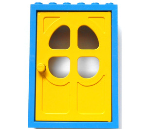 LEGO Blue Fabuland Door Frame with Yellow Door