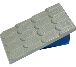 LEGO Blau Fabuland Roof Support mit Grau Roof Steigung und kein Schornsteinloch