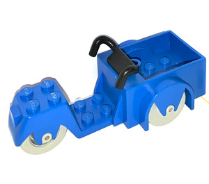 LEGO Blauw Fabuland Tricycle met Licht Grijs Wielen