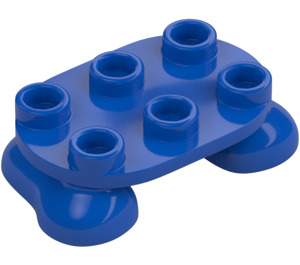 LEGO Blue Feet 2 x 3 x 0.7 (66859)