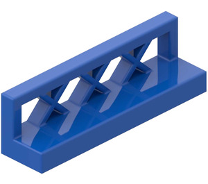 LEGO Blue Fence 1 x 4 x 1 Lattice (3633)