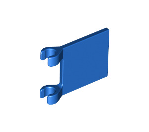 LEGO Blau Flagge 2 x 2 ohne ausgestellten Rand (2335 / 11055)
