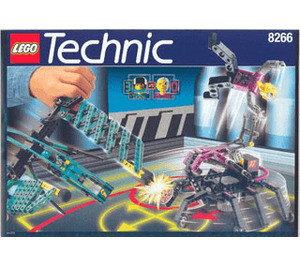 LEGO Blau Flash Versus The Arachnophob 8266 Instructions