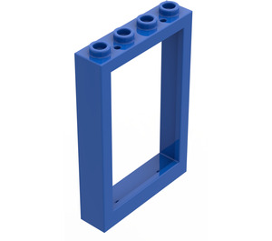 LEGO Blue Frame 1 x 4 x 5 with Hollow Studs (2493)
