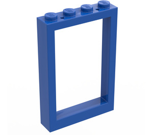 LEGO Blau Rahmen 1 x 4 x 5 mit festen Bolzen