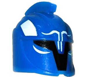 LEGO Blue Guard Trooper Helmet with Senate Commando Captain Pattern (64806 / 91841)