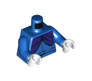 LEGO Blau Headless Horseman/Elwood Kran Torso mit Blau Arme und Weiß Hände (973 / 76382)