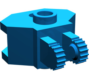 LEGO Blue Hinge 1 x 2 Locking with Towball Socket (30396 / 51482)