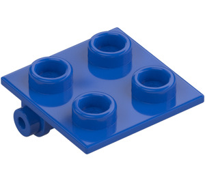 LEGO Blau Scharnier 2 x 2 oben (6134)