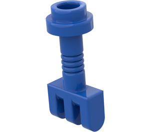 LEGO Blue Hinge Bar 2 with 3 Stubs and Top Stud (2433)