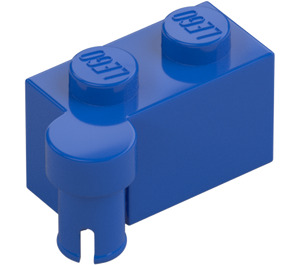 LEGO Blue Hinge Brick 1 x 4 Top (3830 / 65122)