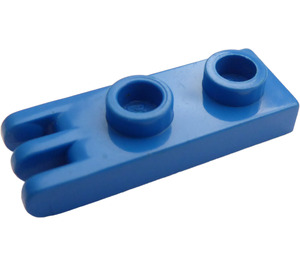 LEGO Blue Hinge Plate 1 x 2 with 3 fingers and Hollow Studs (4275)