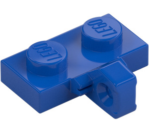 LEGO Blue Hinge Plate 1 x 2 with Vertical Locking Stub with Bottom Groove (44567 / 49716)