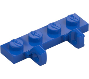 LEGO Blue Hinge Plate 1 x 4 Locking with Two Stubs (44568 / 51483)