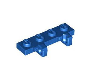 LEGO Blue Hinge Plate 1 x 4 Locking with Two Stubs (44568 / 51483)
