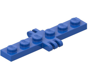 LEGO Sininen Sarana Levy 1 x 6 jossa 2 ja 3 nystyrät (4507)