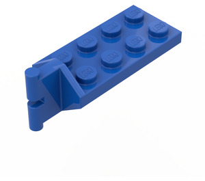 LEGO Sininen Sarana Levy 2 x 4 jossa Articulated Joint - Uros (3639)