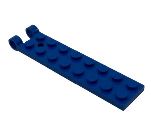 LEGO Blue Hinge Plate 2 x 8 Legs (3324)