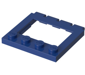 LEGO Blau Scharnier Platte 4 x 4 Sunroof (2349)