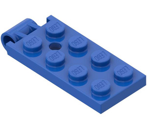 LEGO Blau Scharnier Platte oben (73098)