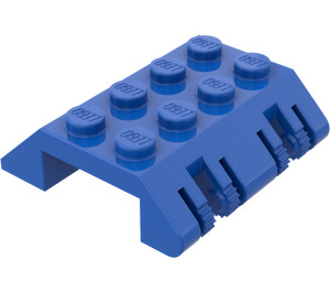 LEGO Blau Scharnier Steigung 4 x 4 (45°) (44571)