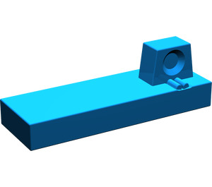 LEGO Blauw Scharnier Tegel 1 x 3 Vergrendelings met Single Finger Aan Top (44300 / 53941)