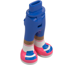 LEGO Blue Hip with Pants with Pink Shoes with Blue (2277)