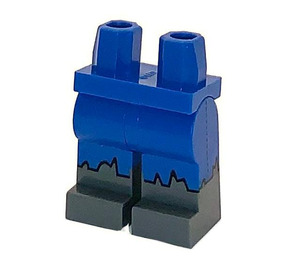 LEGO Blauw Heupen en benen met Dark Stone Grijs Feet Wolf Kostuum (73200)