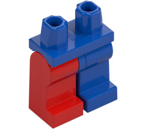 LEGO Blå Höfter med Blå Vänster Ben och Röd Höger Ben (3815 / 73200)