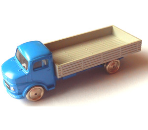 LEGO Bleu HO Mercedes Open Bed Truck avec Light grise Flatbed