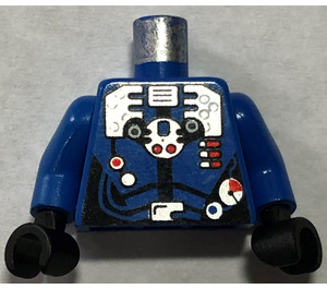 LEGO Blau Hydronaut 3 Torso (973 / 73403)