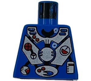 LEGO Azul Hydronaut 3 Torso sin brazos (973)