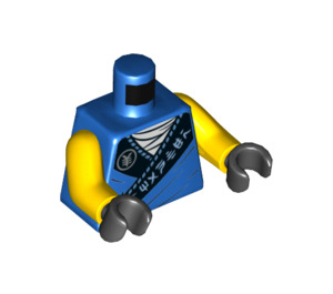 LEGO Blauw Jay - Legacy Minifig Torso (973 / 76382)