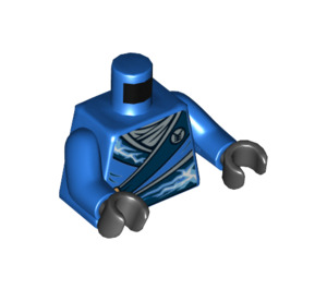 LEGO Blå Jay Minifig Torso (973 / 76382)