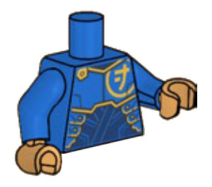 LEGO Blau Jay Torso (973)