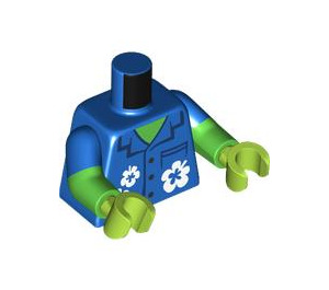 LEGO Blue Kapp'n Minifig Torso (973 / 78568)