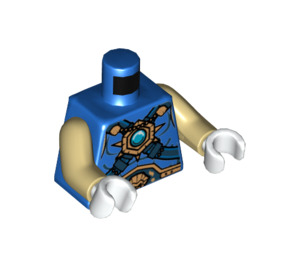 LEGO Blå Laval med Perle guld Skulder Armour, Dark Blå Kap, og Chi Torso (973 / 76382)