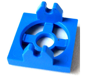 LEGO Blau Magnet Halter Fliese 2 x 2 mit kurzen Armen