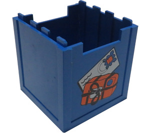 LEGO Blauw Mailbox Basis